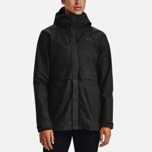 NEW Under Armour 3 in 1 Waterproof Jacket Hood Lightweight Ripstop in Green XL
